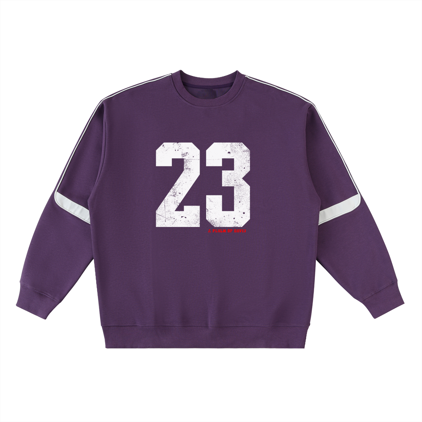 Oversized Crewneck Taped Sweatshirt