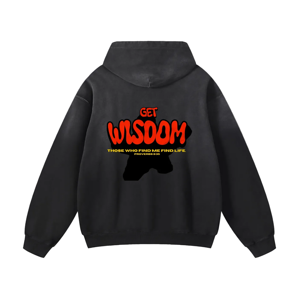 Get Wisdom Heavyweight Sunfade Hoodie