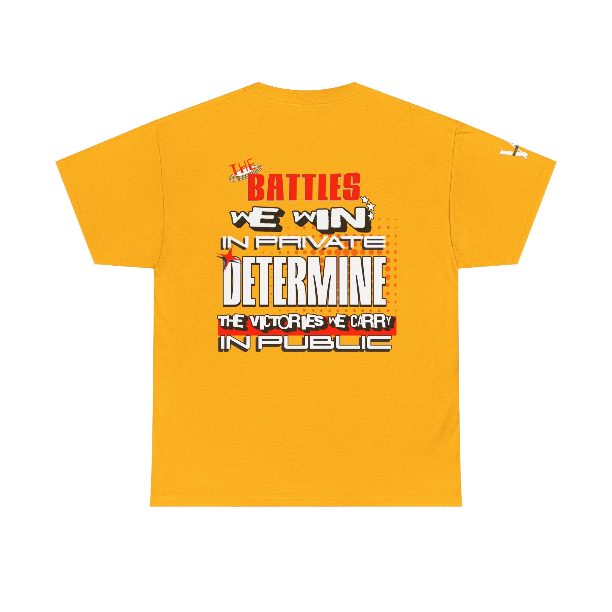 The Battle We Win — WoW — Words of Wisdom T Shirt