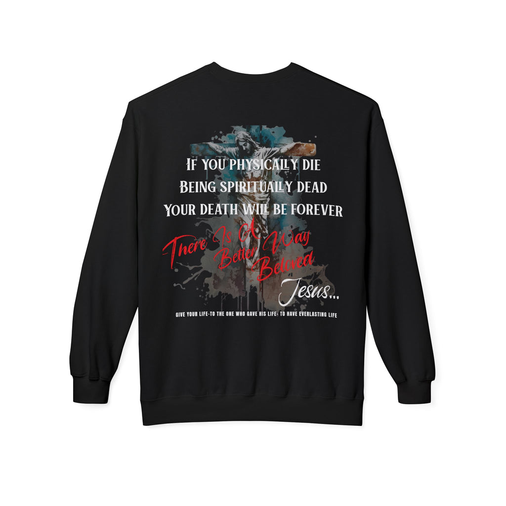 Don't Get Caught Dead Crewneck—WoW Words of Wisdom
