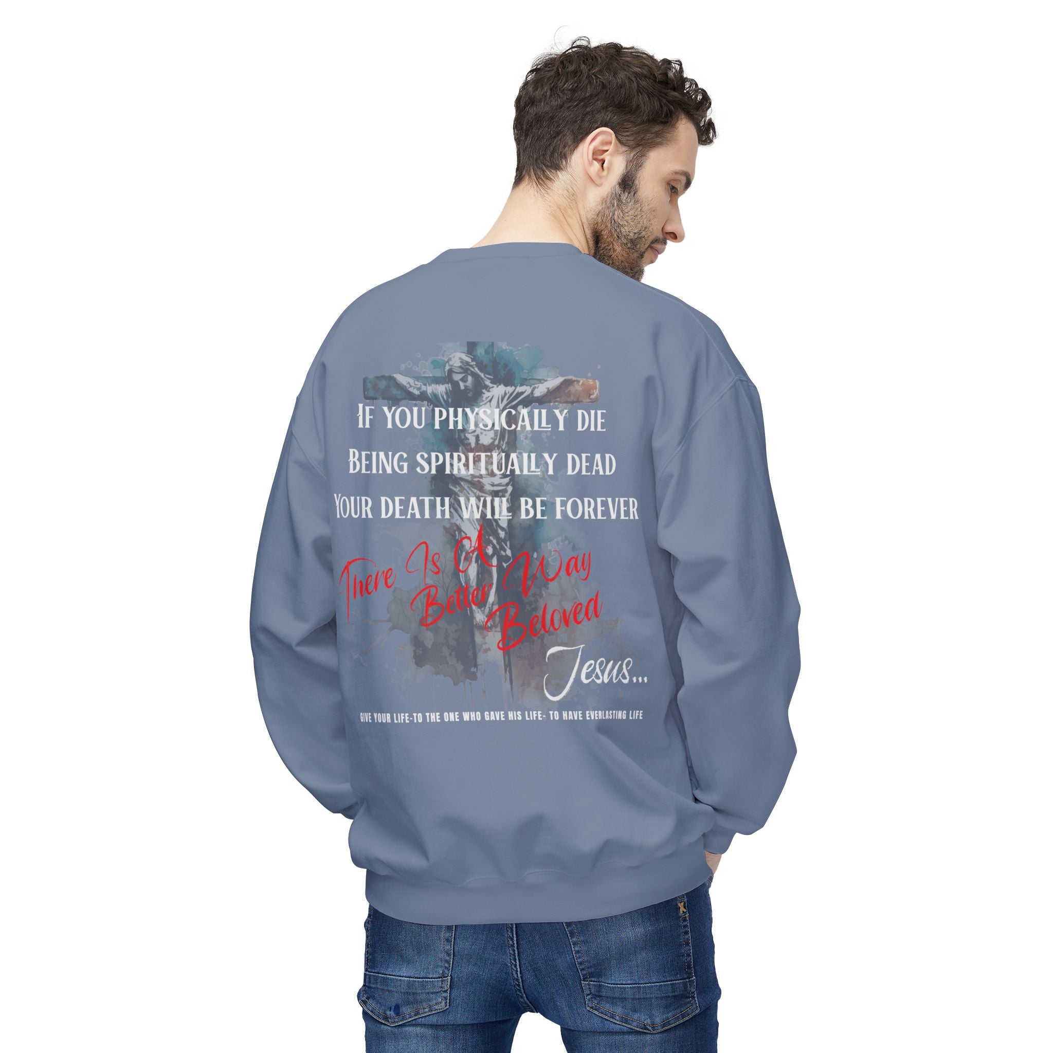 Don't Get Caught Dead Crewneck—WoW Words of Wisdom