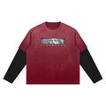 Unisex Vintage Wash Distressed Layer T-Shirt
