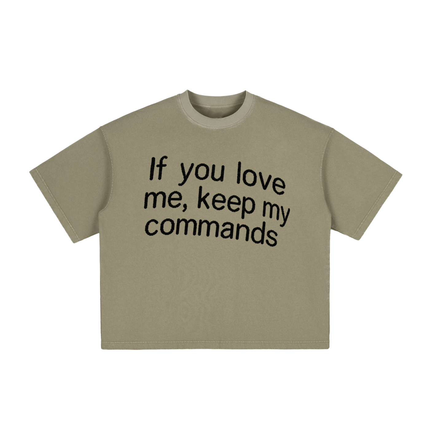 If you love me keep my commands (John 14:15) Boxy T-Shirt