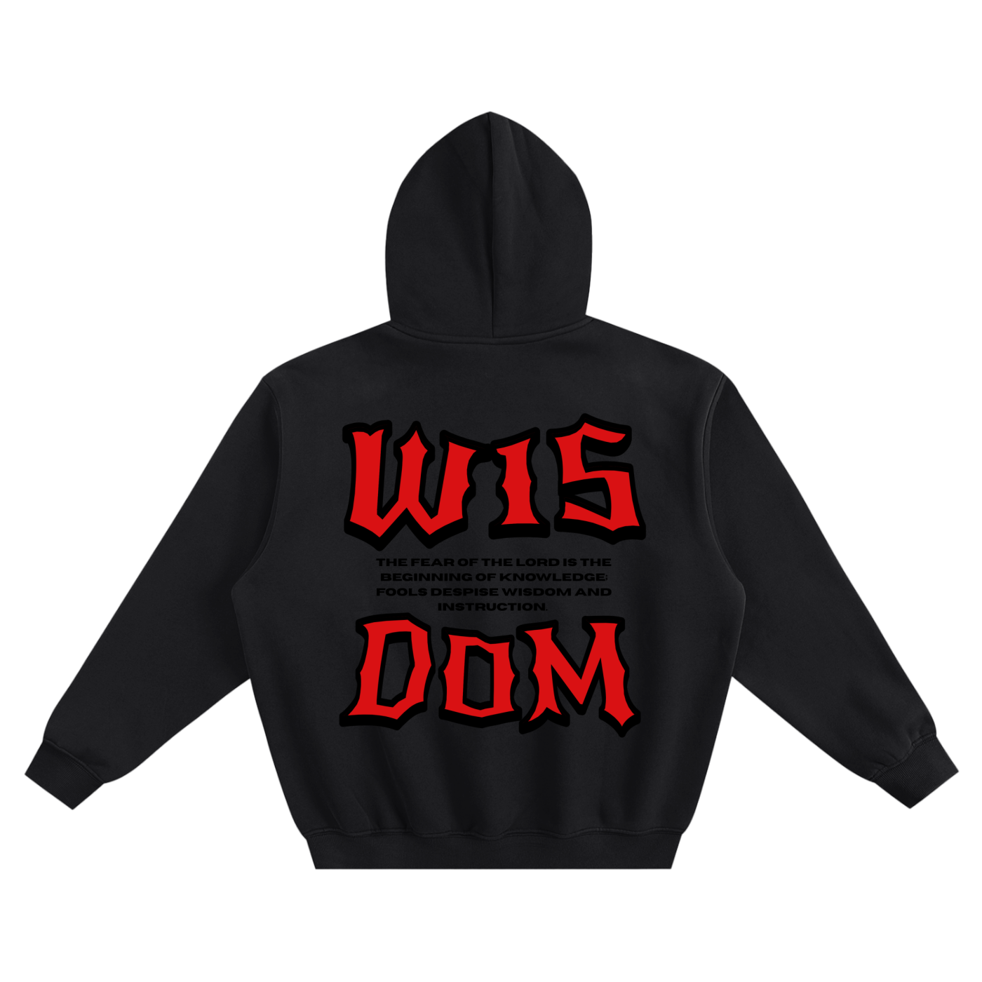 (The Fear of The Lord) Words of Wisdom Boxy Hoodie