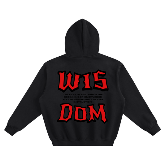 (The Fear of The Lord) Words of Wisdom Boxy Hoodie