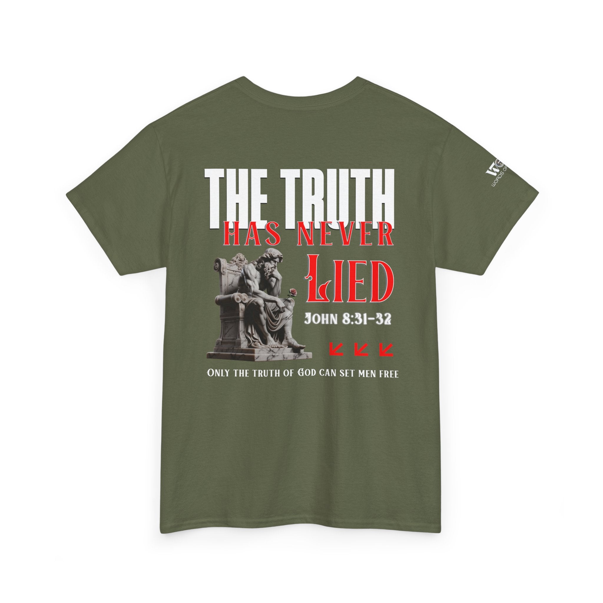 The Truth Has Never Lied Tee — Graphic Statement T-Shirt