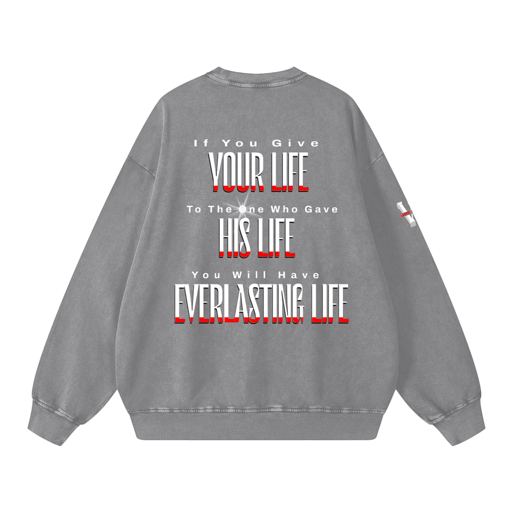 THE ONLY WAY HOME Oversize Crewneck Sweatshirt