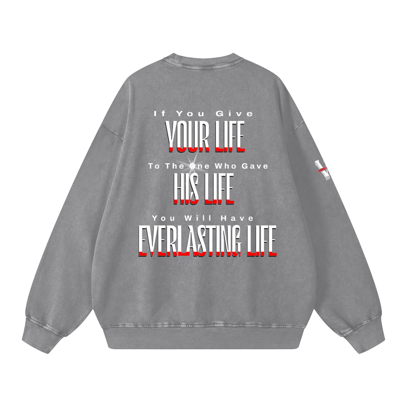 THE ONLY WAY HOME Oversize Crewneck Sweatshirt