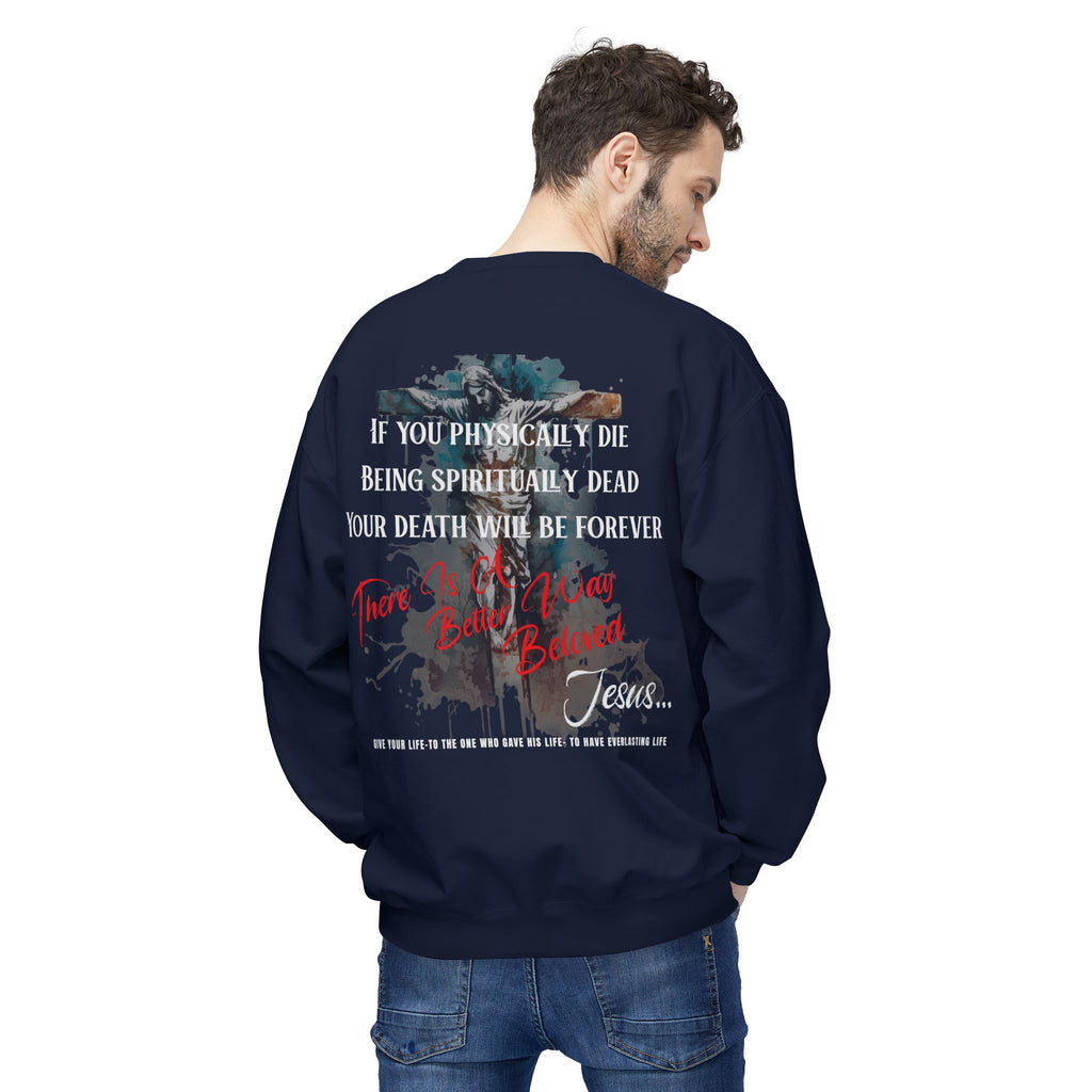 Don't Get Caught Dead Crewneck—WoW Words of Wisdom
