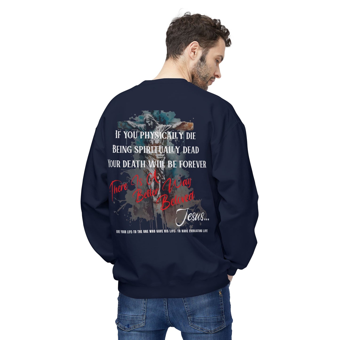 Don't Get Caught Dead Crewneck—WoW Words of Wisdom