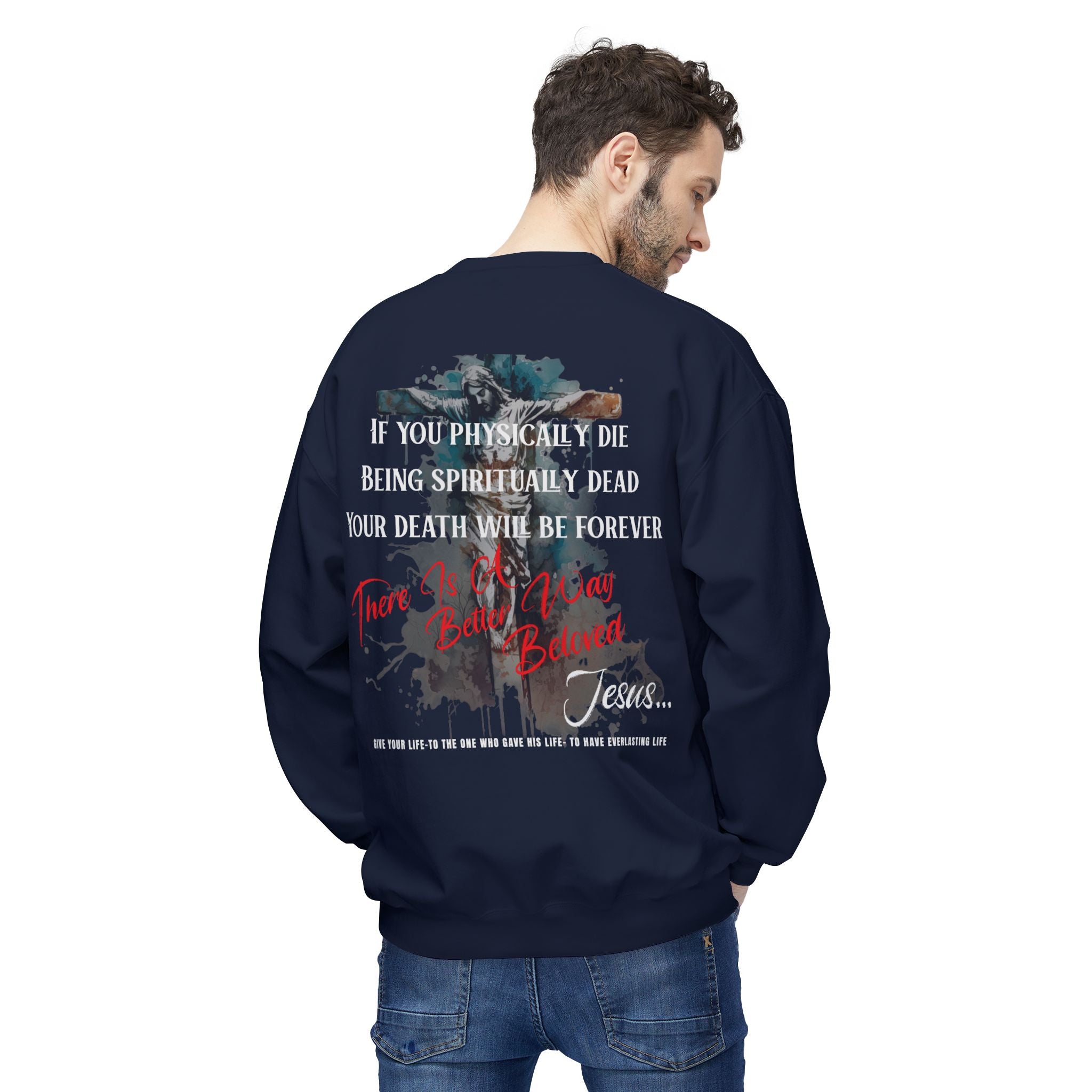 Don't Get Caught Dead Crewneck—WoW Words of Wisdom