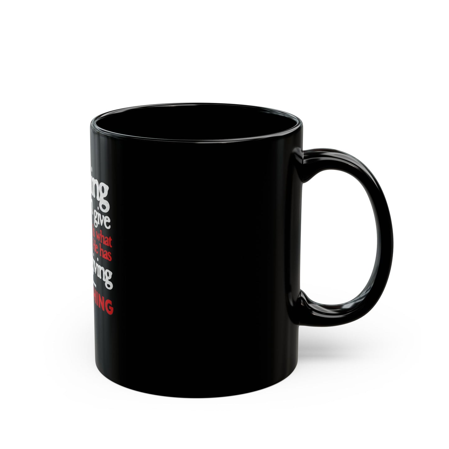 Wisdom Quote Black Mug - Motivational Coffee Cup, Inspirational Gift, Office Humor, Daily Motivation, Self-Help Reminder