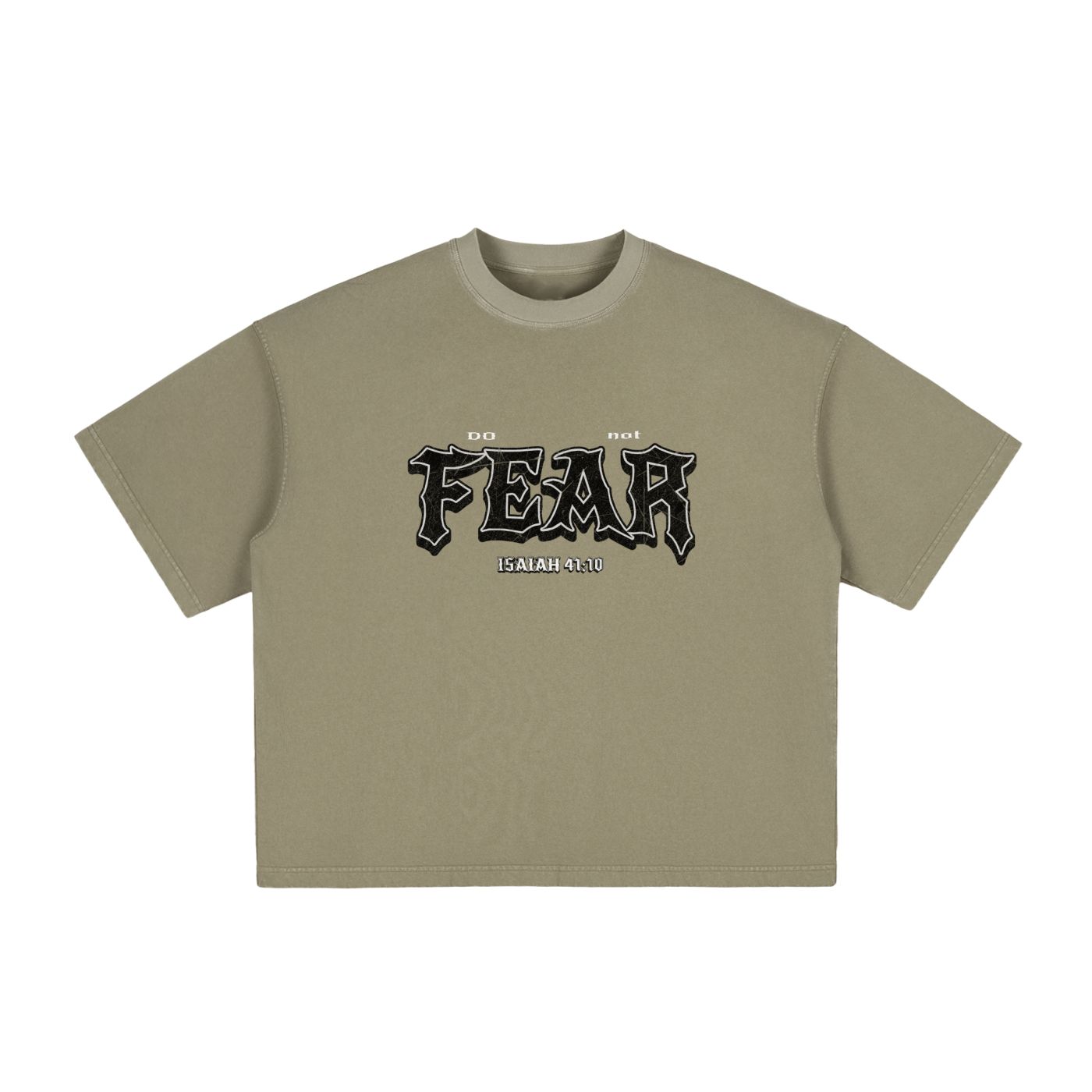 Isaiah 41:10 Vintage Washed Boxy T-Shirt