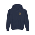 Youth Hoodie — "Love God, Love People" Christian Sweatshirt (Matthew 22:36-40)