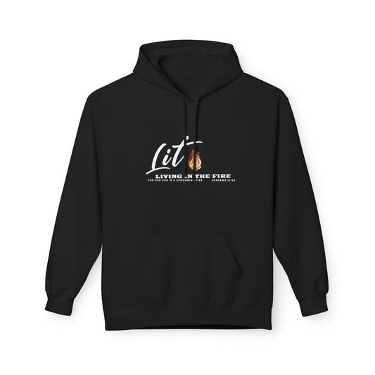 LIT🔥Hoodie – "Living in the Fire -Dark Colors