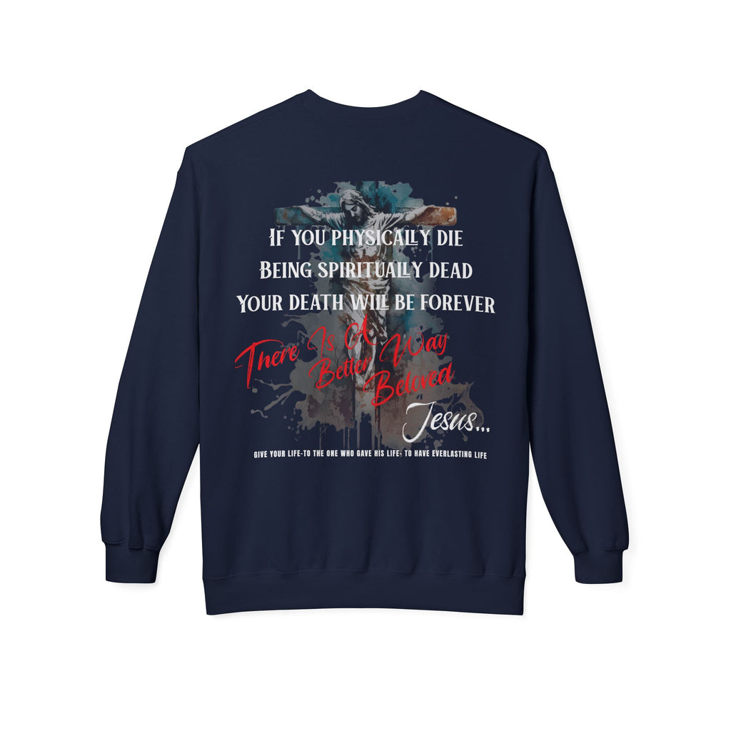 Don't Get Caught Dead Crewneck—WoW Words of Wisdom