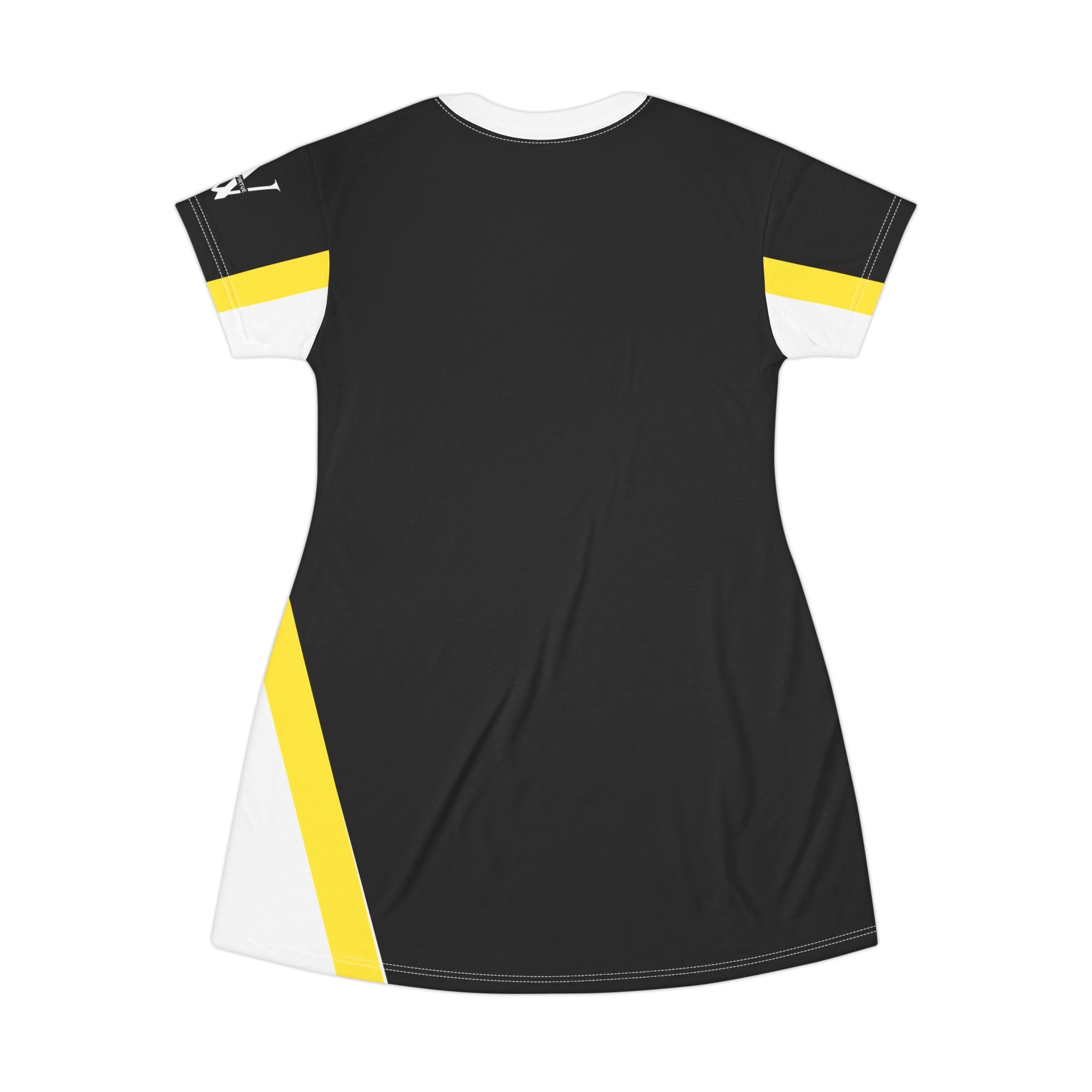 Black & Yellow Black Proverbs 31:10-31 T‑Shirt Dress — ‘God The Beginning And The End’— WoW — Words of Wisdom