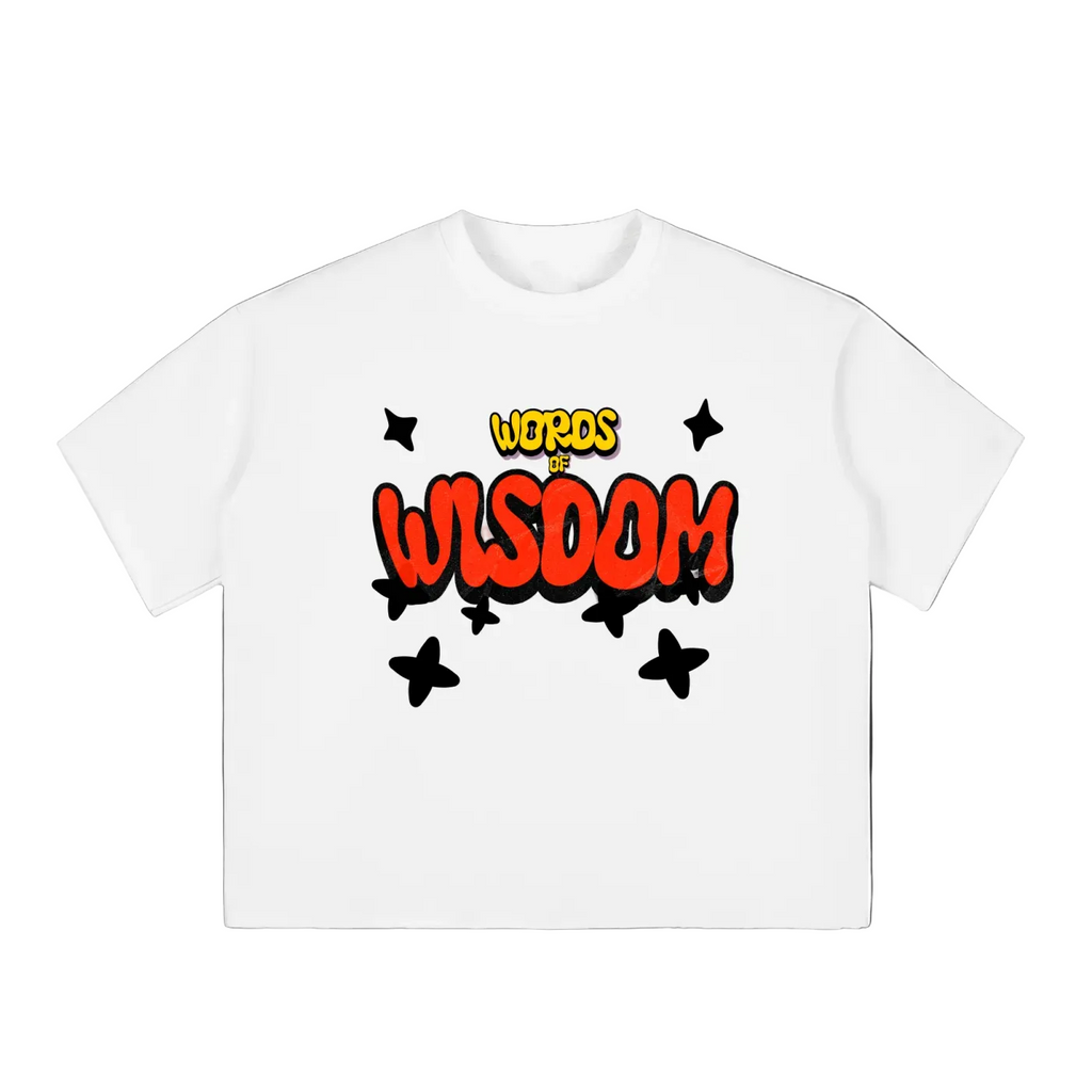 Get Wisdom Raw-Edge T-Shirt