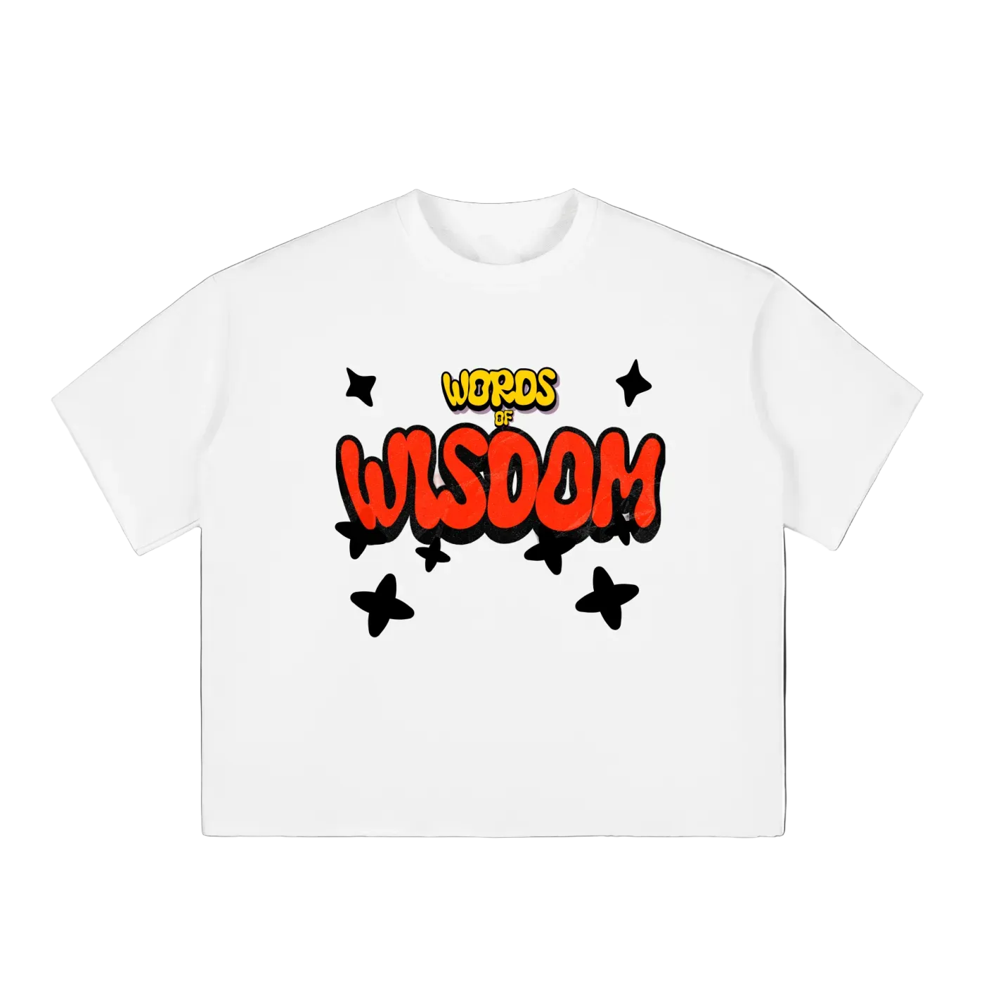 Get Wisdom Raw-Edge T-Shirt