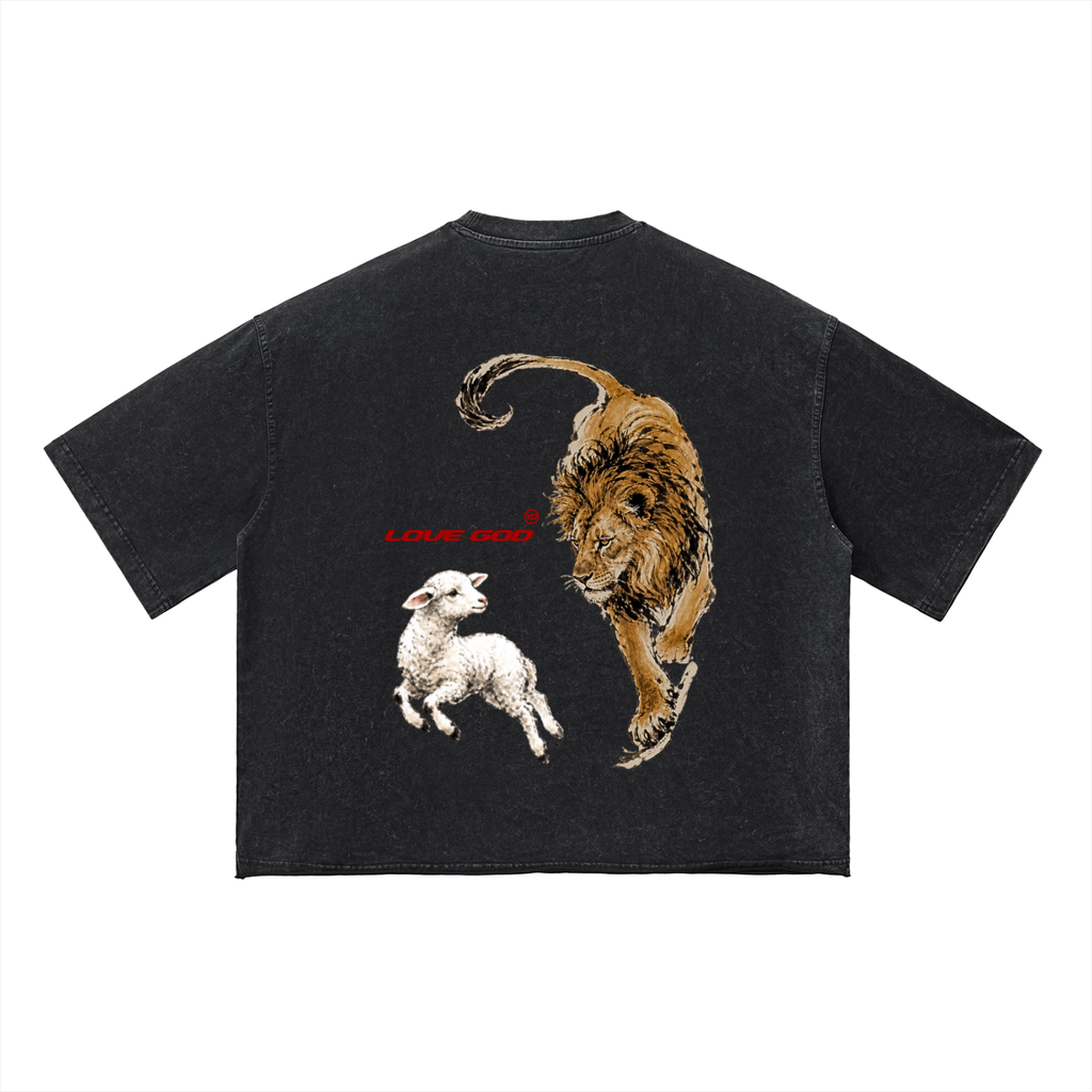 Unisex Vintage Wash Boxy T-Shirt