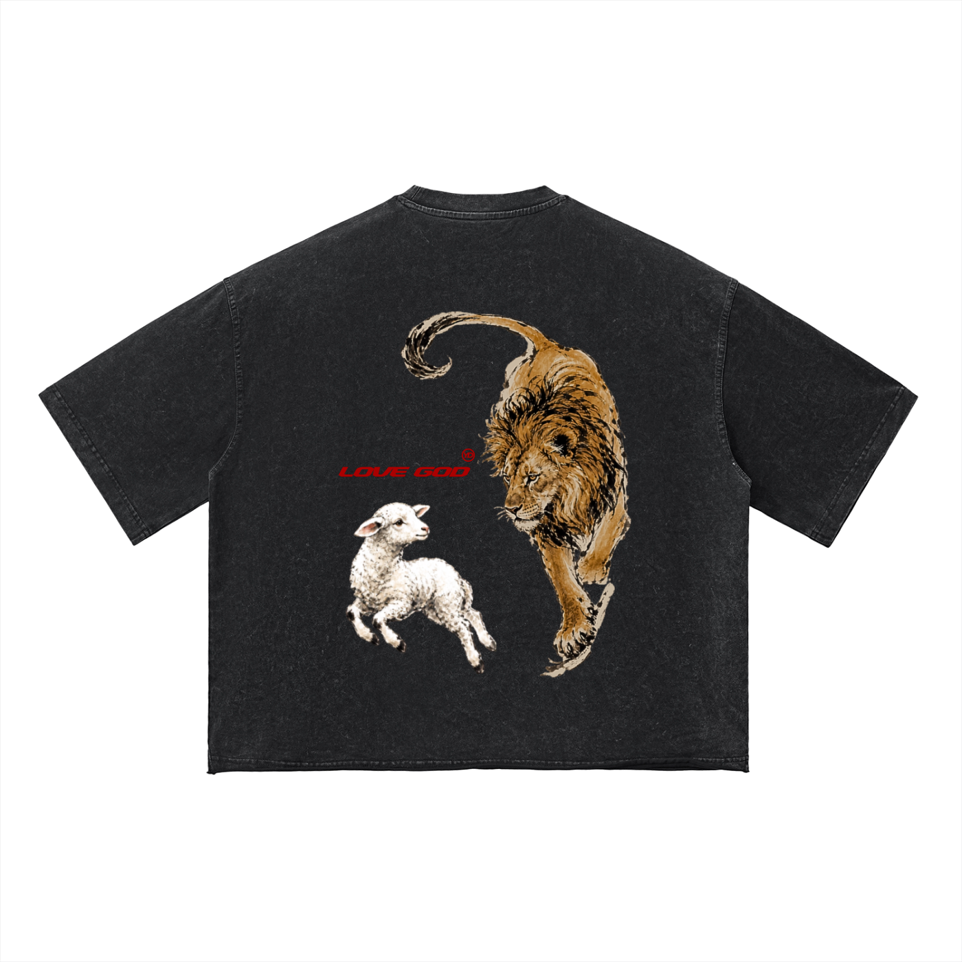 Unisex Vintage Wash Boxy T-Shirt