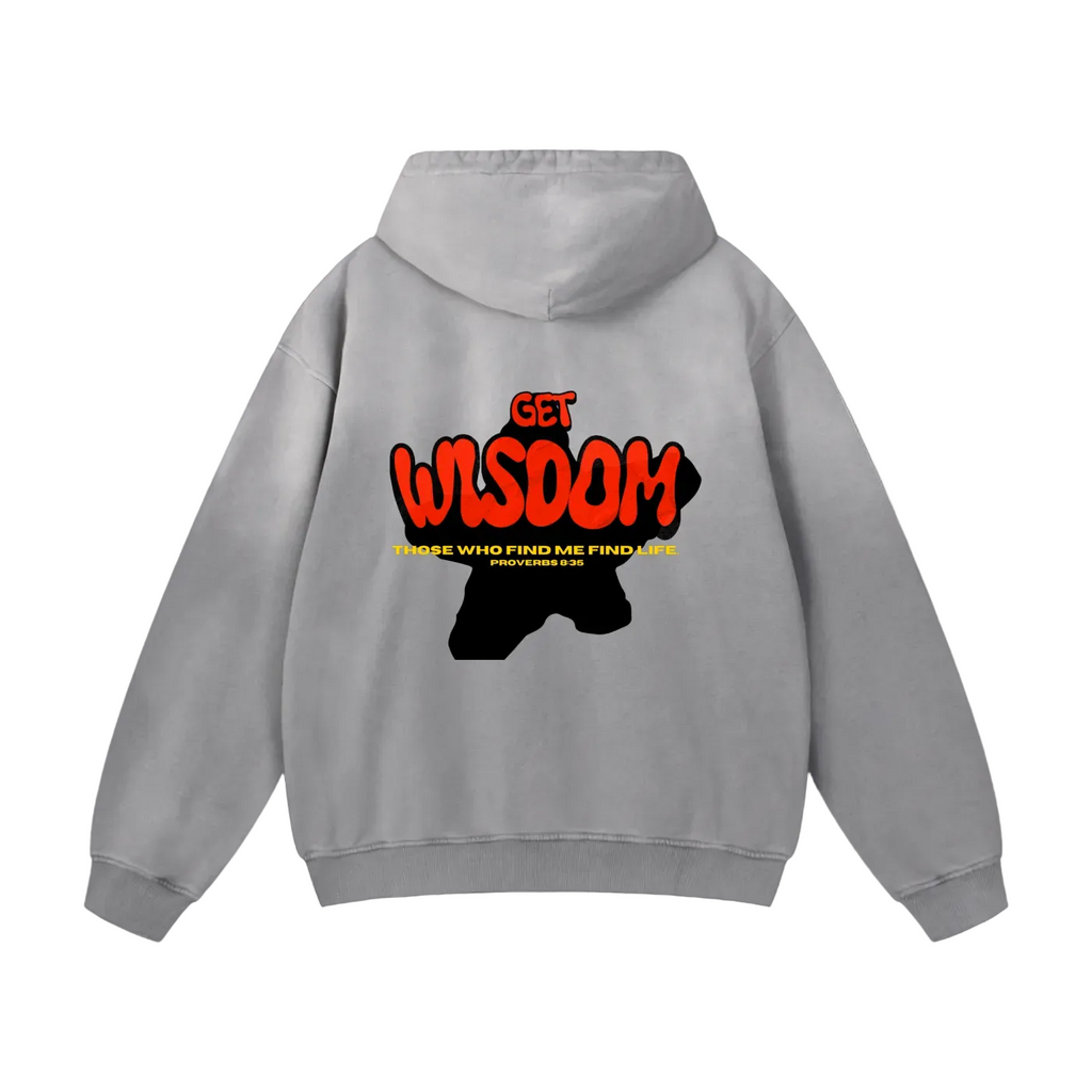 Get Wisdom Heavyweight Sunfade Hoodie