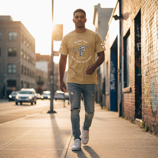 The Hammer-Snow Washed Oversized Cotton T-Shirt