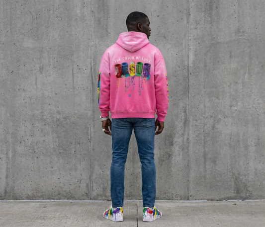 The Color Of Love-Heavyweight Sunfade Oversized Hoodie