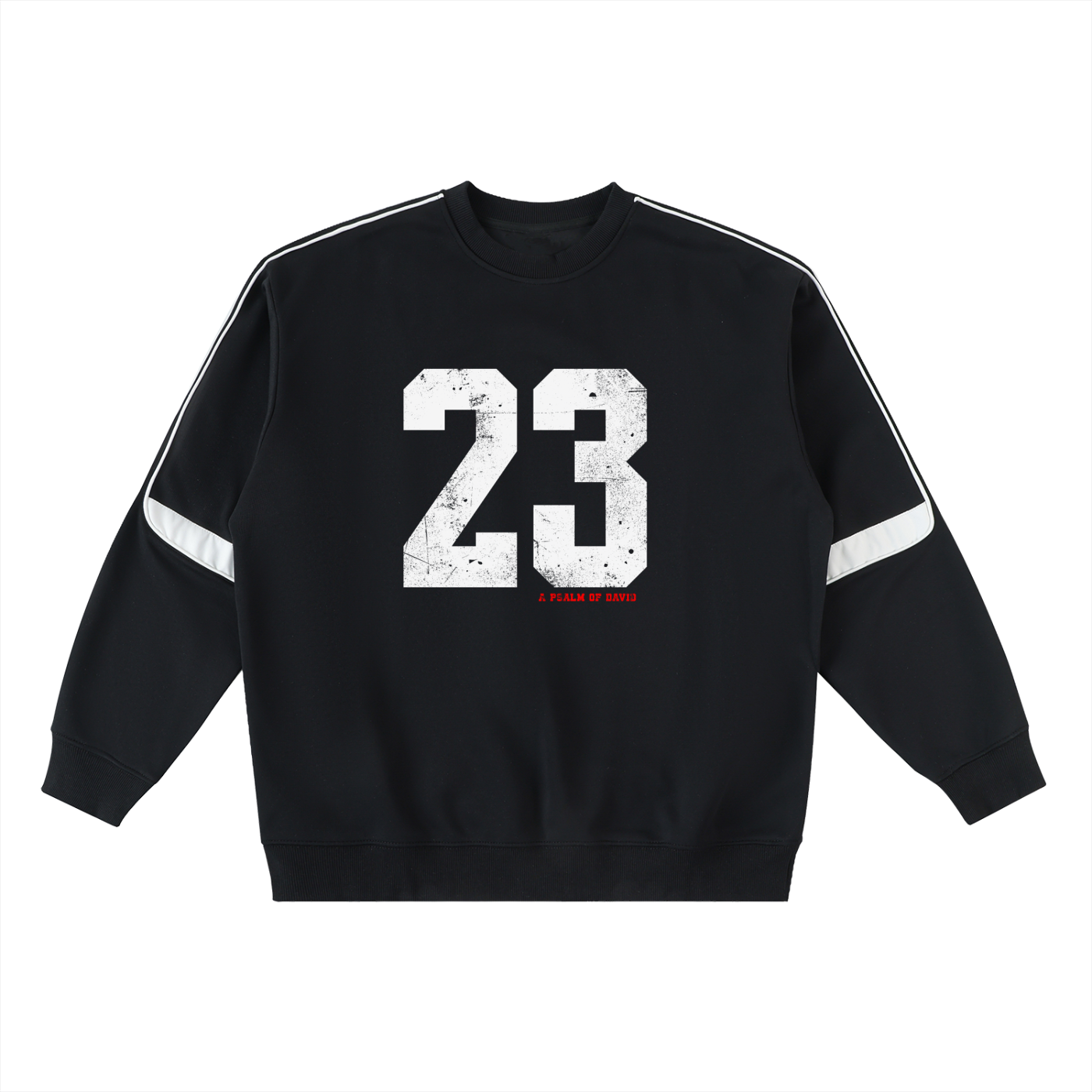 Oversized Crewneck Taped Sweatshirt