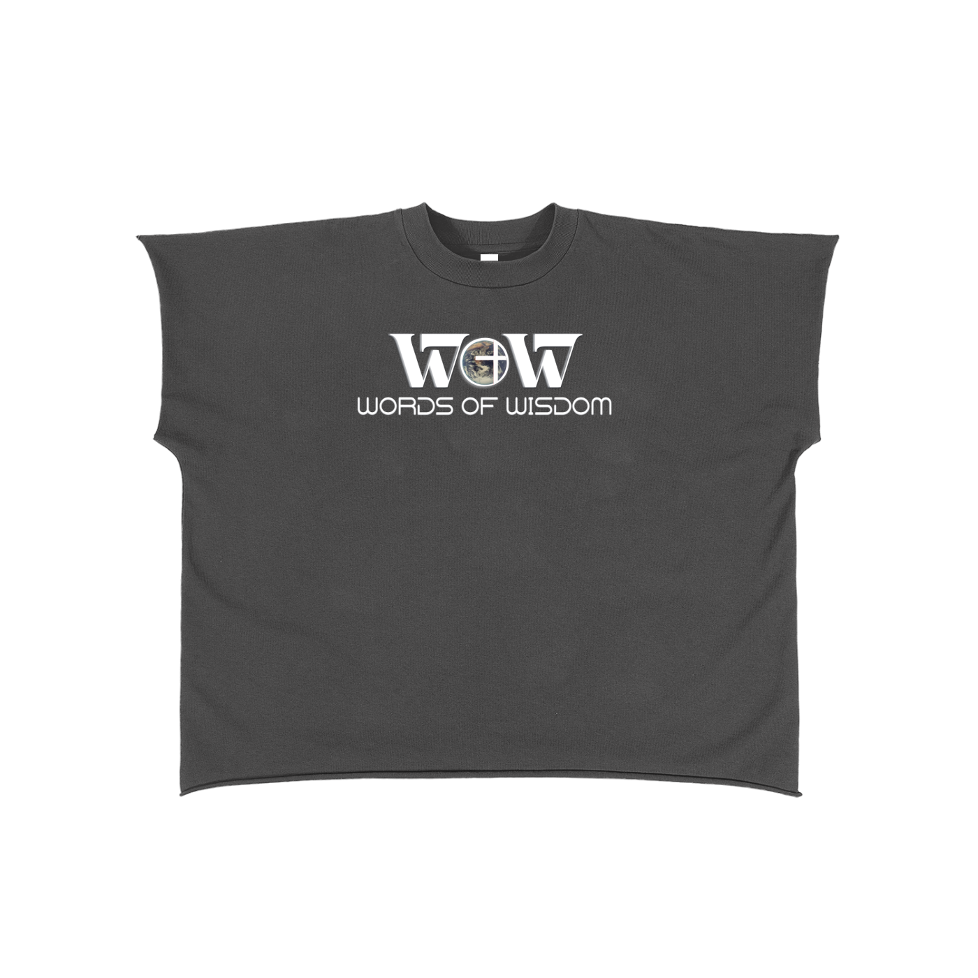 Raw Edge Boxy Non-Shrink T-Shirt Taste and See