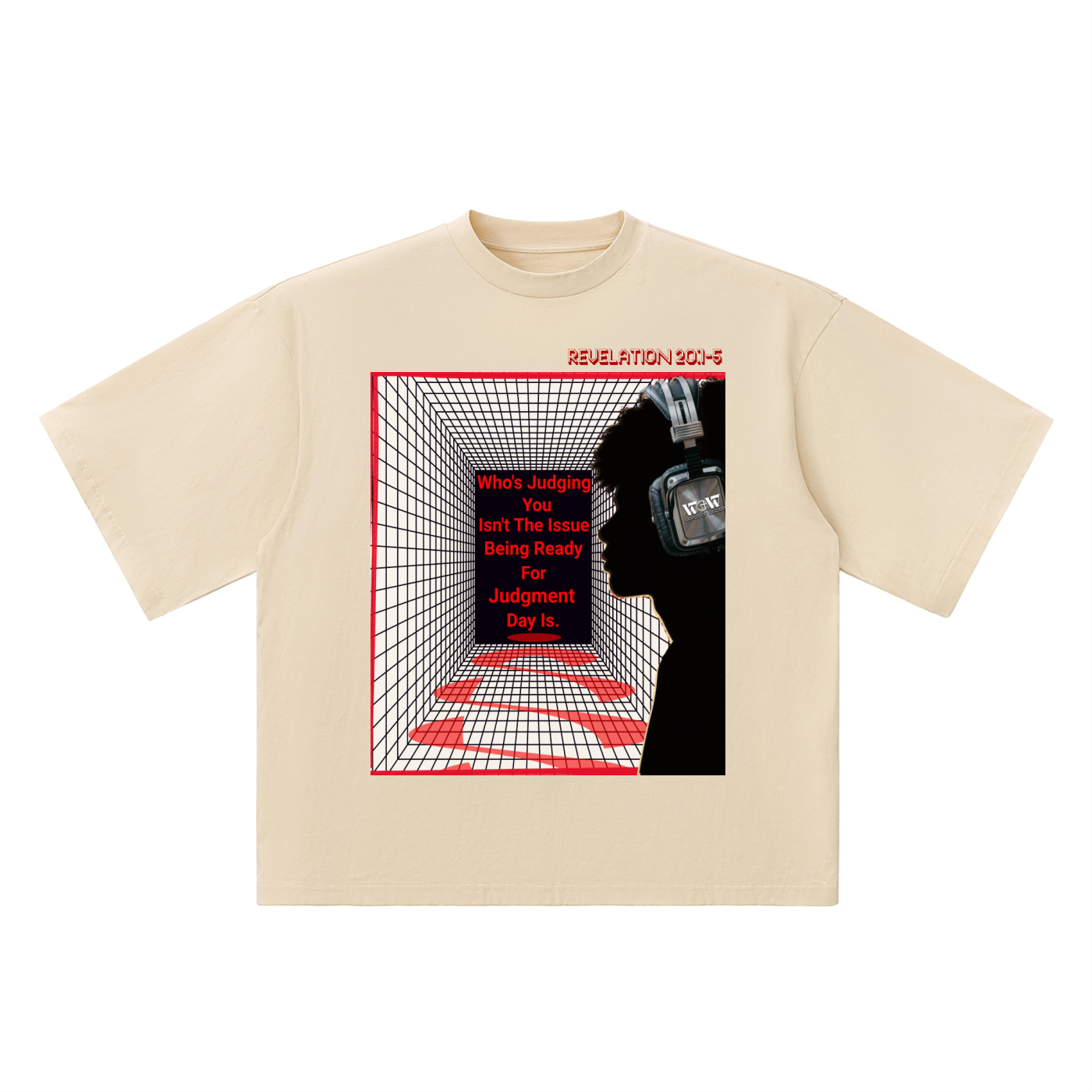 Stop Stressing Oversized Drop Shoulder T-Shirt