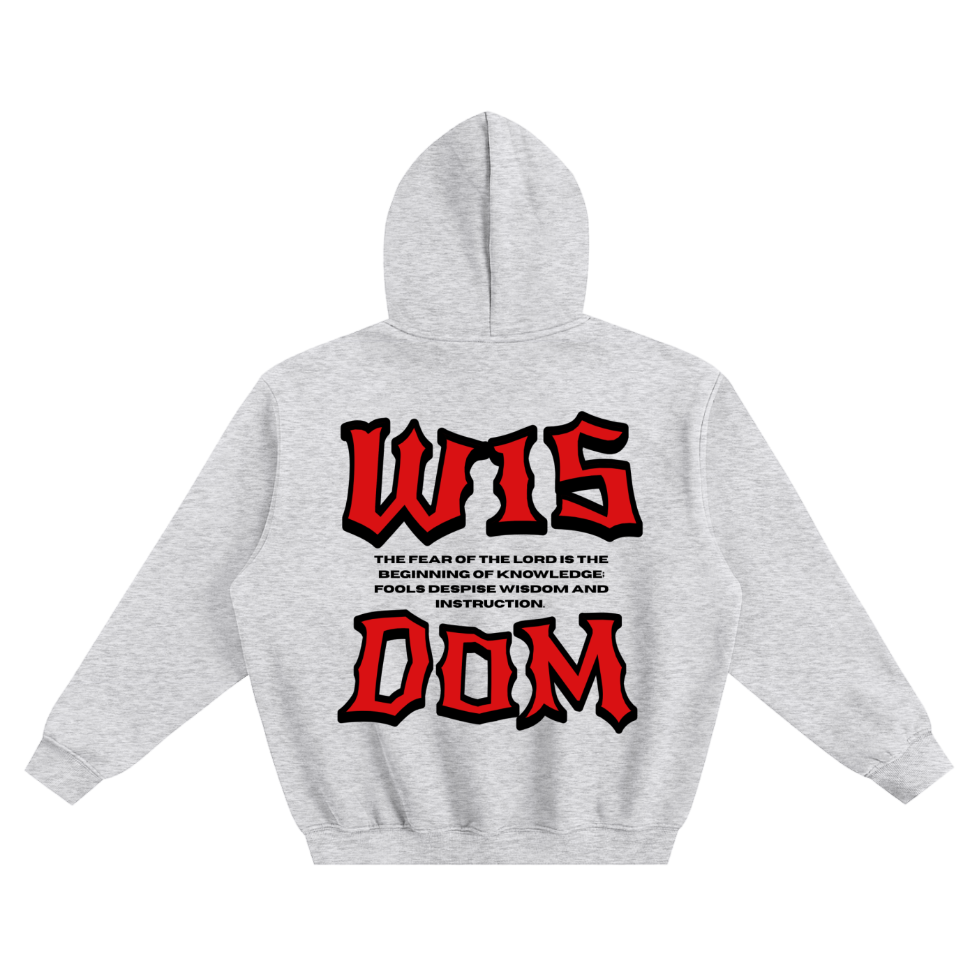 (The Fear of The Lord) Words of Wisdom Boxy Hoodie