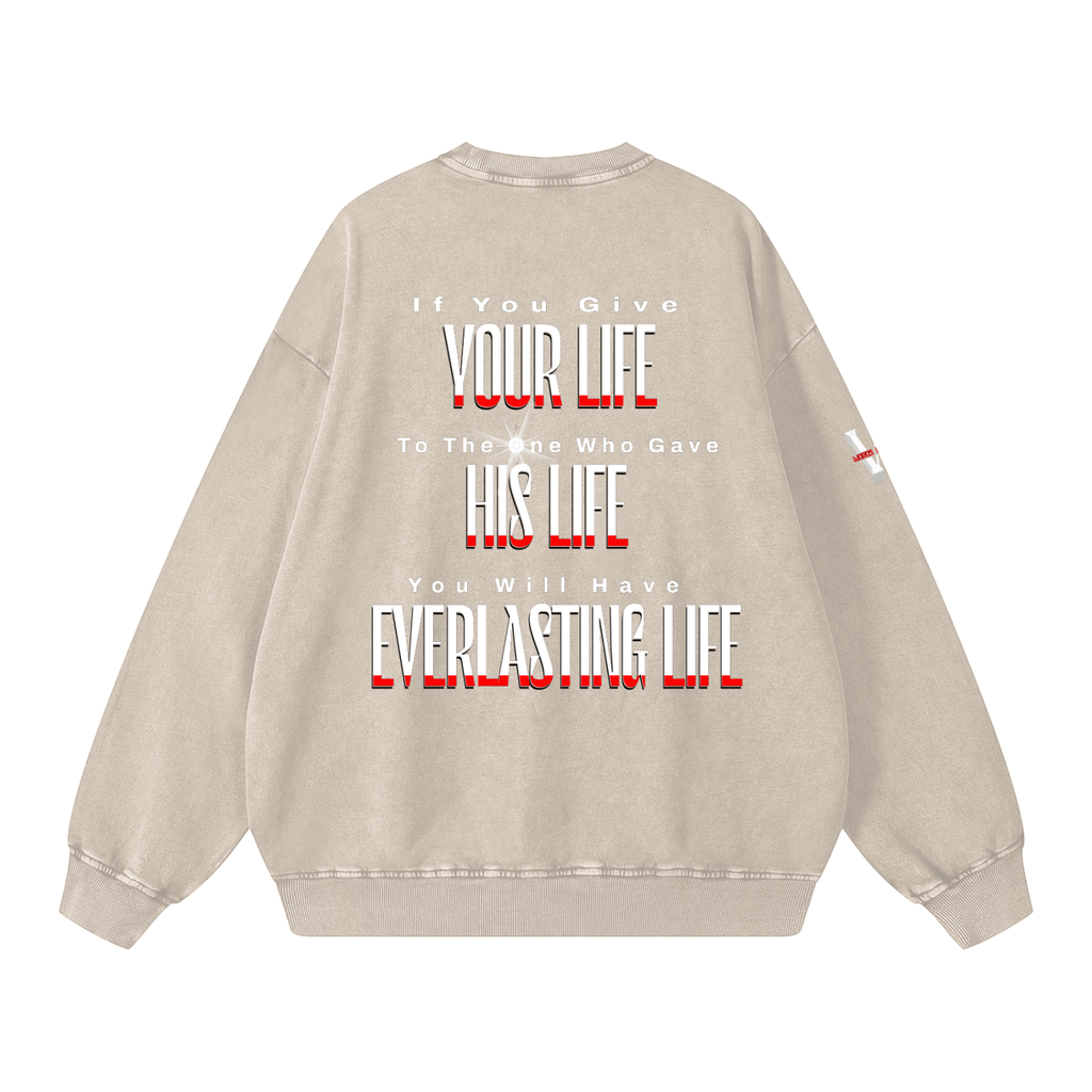 THE ONLY WAY HOME Oversize Crewneck Sweatshirt