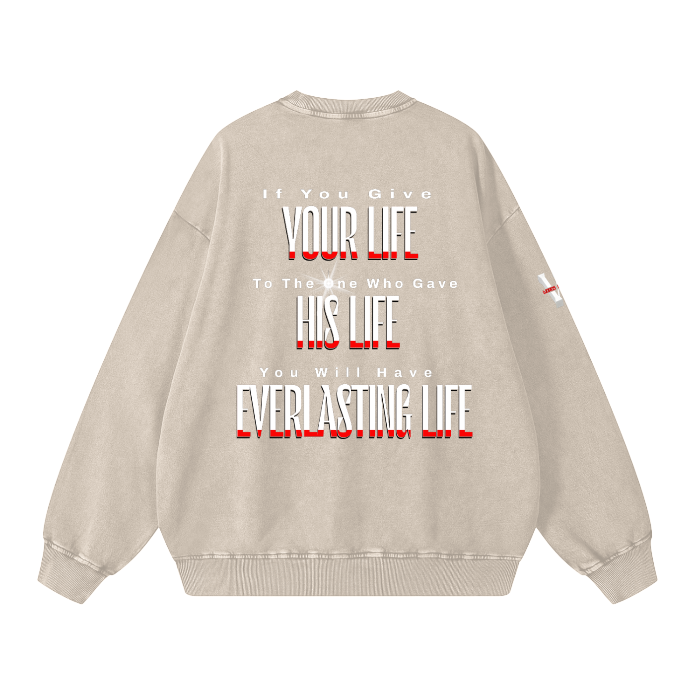 THE ONLY WAY HOME Oversize Crewneck Sweatshirt