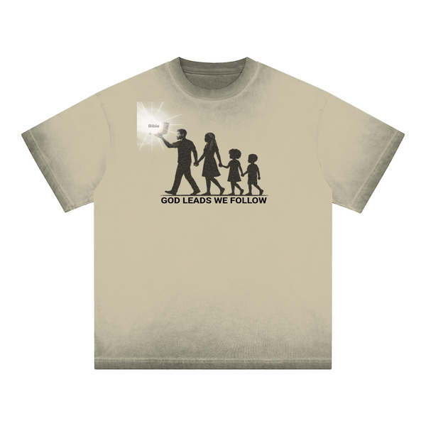 Reverse Dyed Loose Cotton T-Shirt