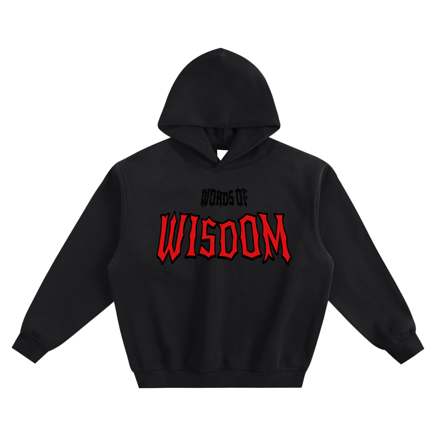 (The Fear of The Lord) Words of Wisdom Boxy Hoodie