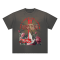Hand-Frayed Sunfade Paint Splatter T-Shirt