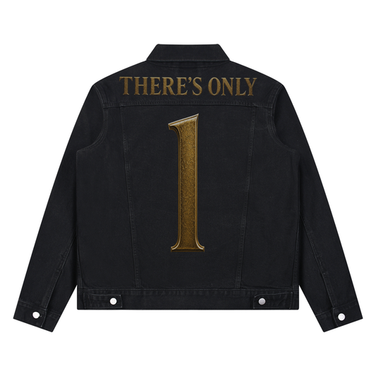 Unisex Vintage Wash Denim Jacket