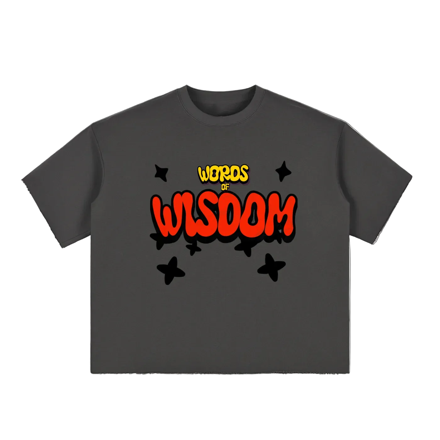Get Wisdom Raw-Edge T-Shirt