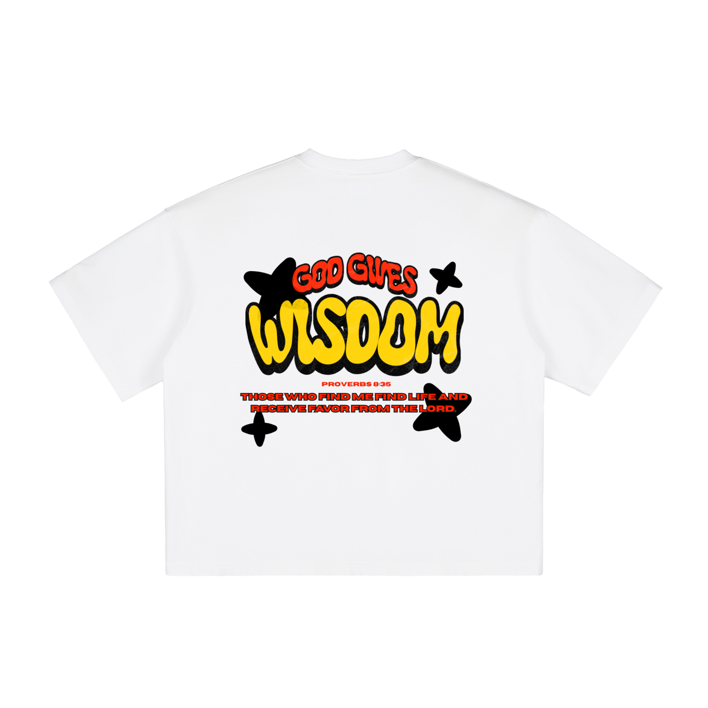 God Gives Wisdom Vintage Washed Boxy T-Shirt