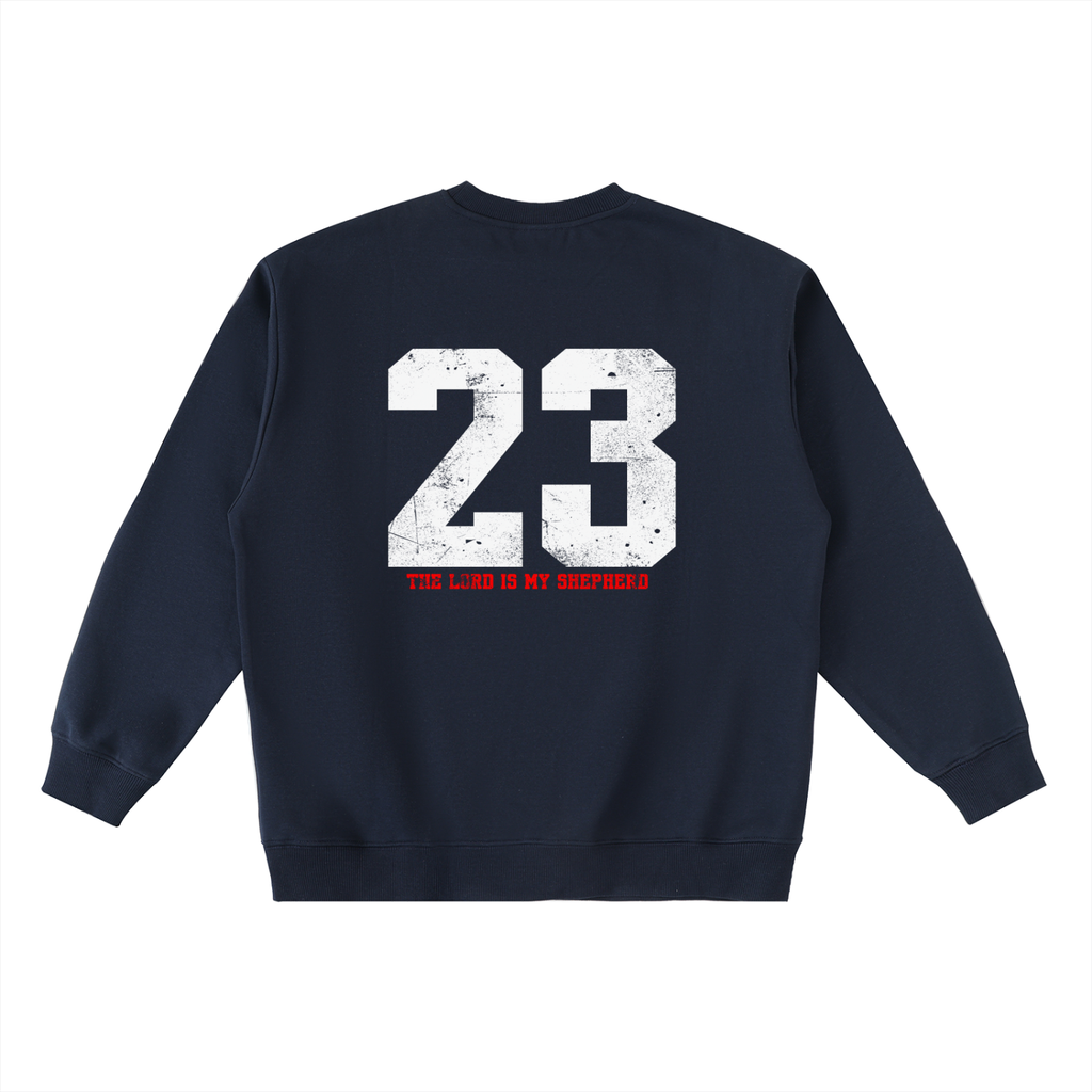 Oversized Crewneck Taped Sweatshirt
