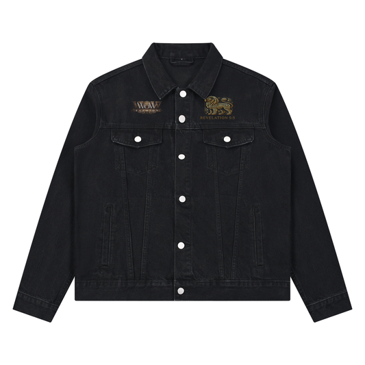 Unisex Vintage Wash Denim Jacket