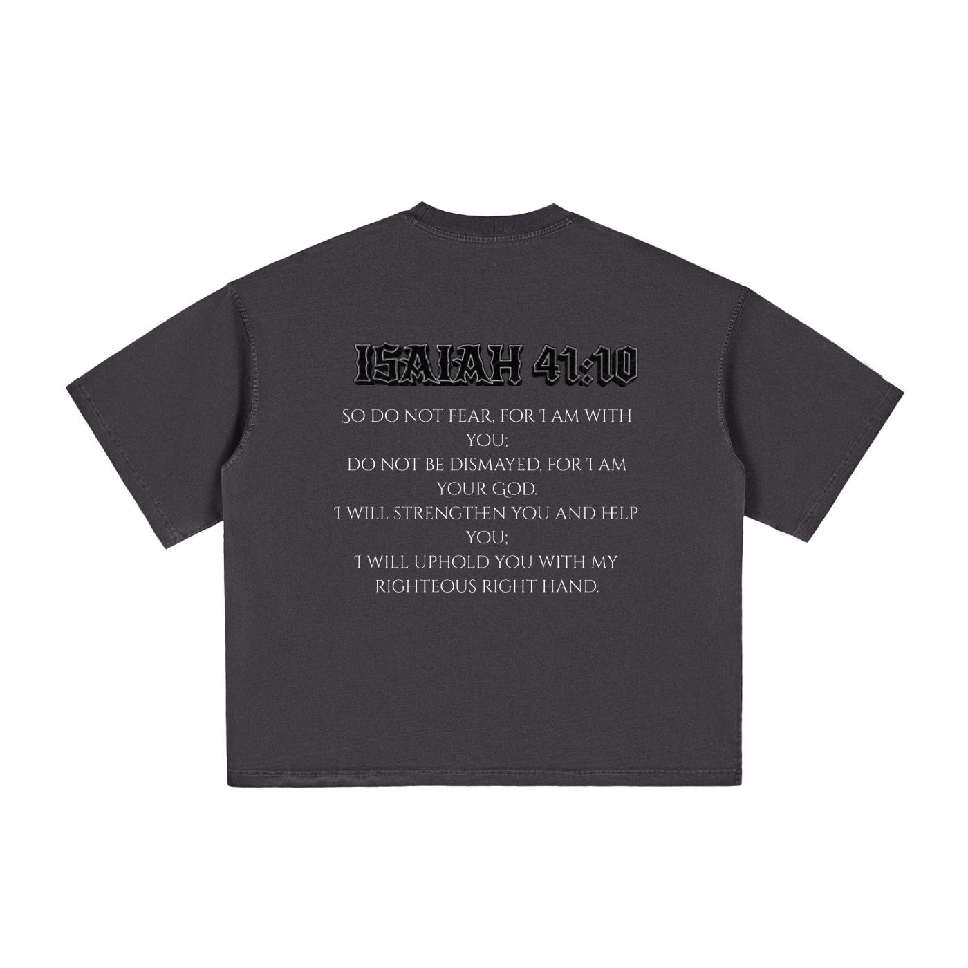Isaiah 41:10 Vintage Washed Boxy T-Shirt
