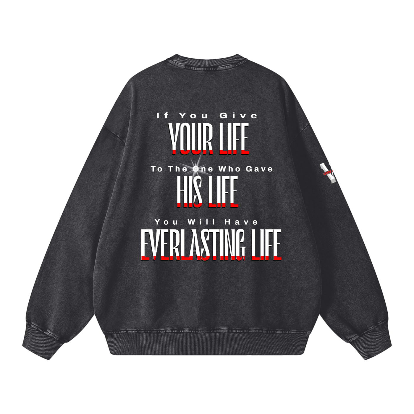 THE ONLY WAY HOME Oversize Crewneck Sweatshirt