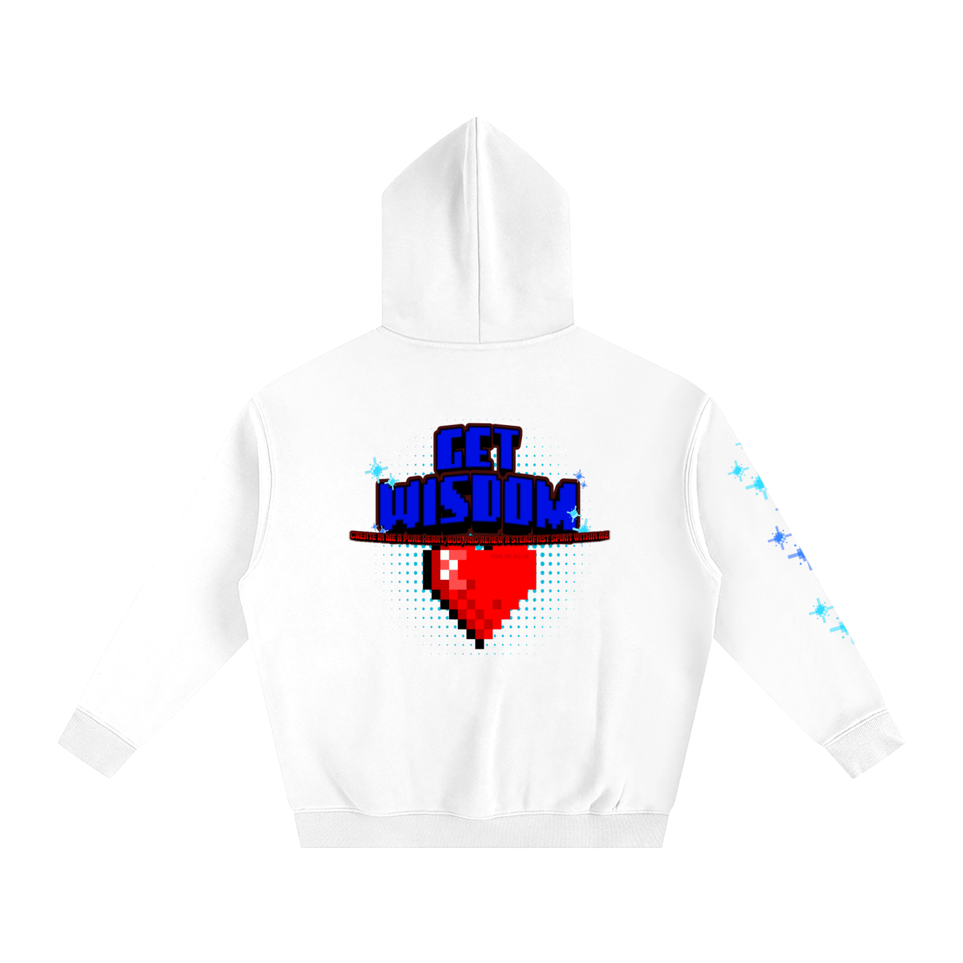 Retro Wisdom Fleeced Hoodie