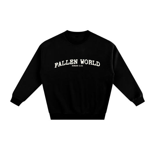 Fallen World Romans 3:23  Fleeced Sweatshirt