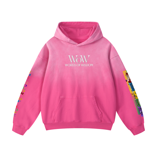 The Color Of Love-Heavyweight Sunfade Oversized Hoodie