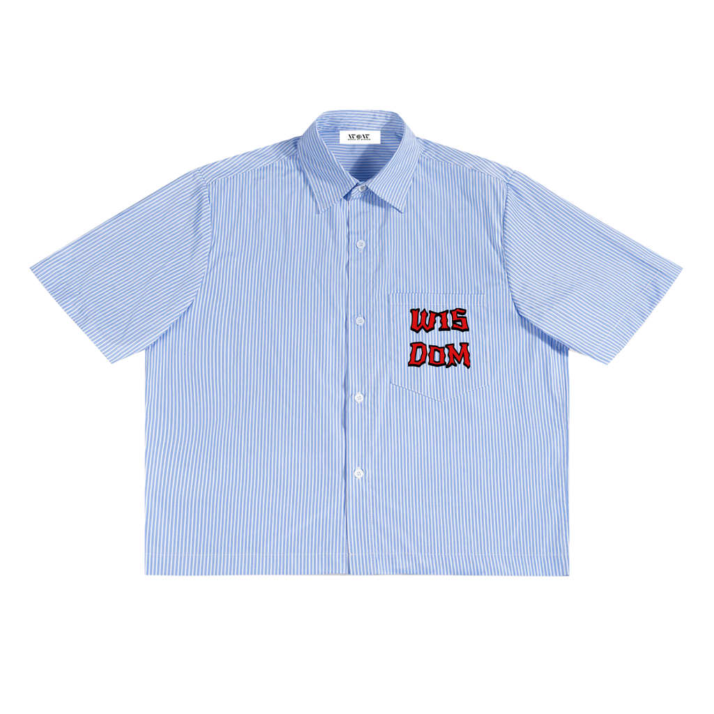 PROVERBS 1:7 Blue Button Up…