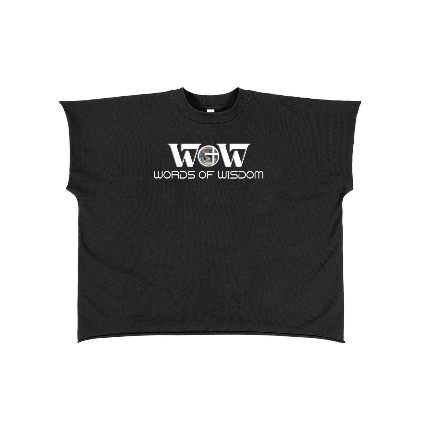 Raw Edge Boxy Non-Shrink T-Shirt Taste and See