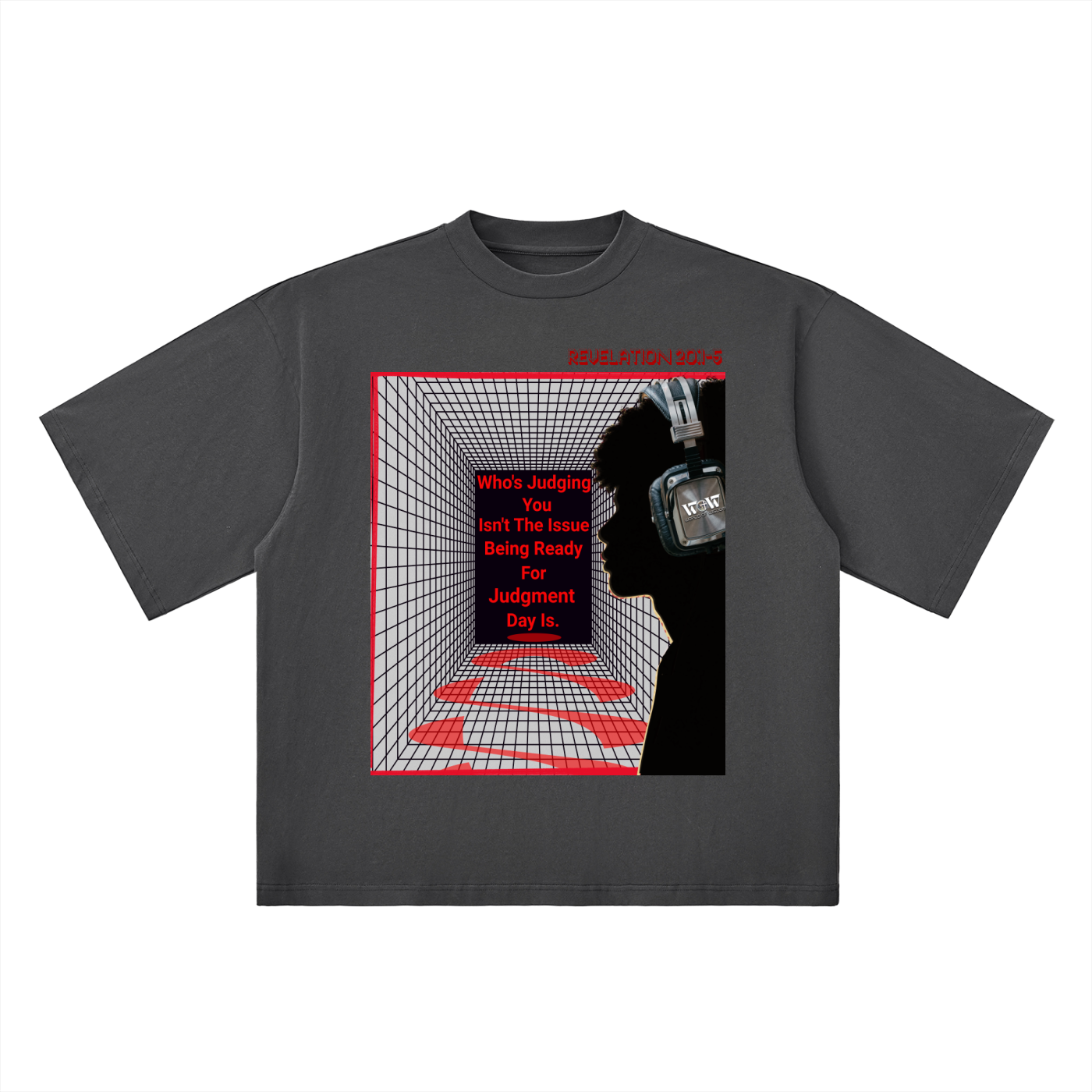 Stop Stressing Oversized Drop Shoulder T-Shirt